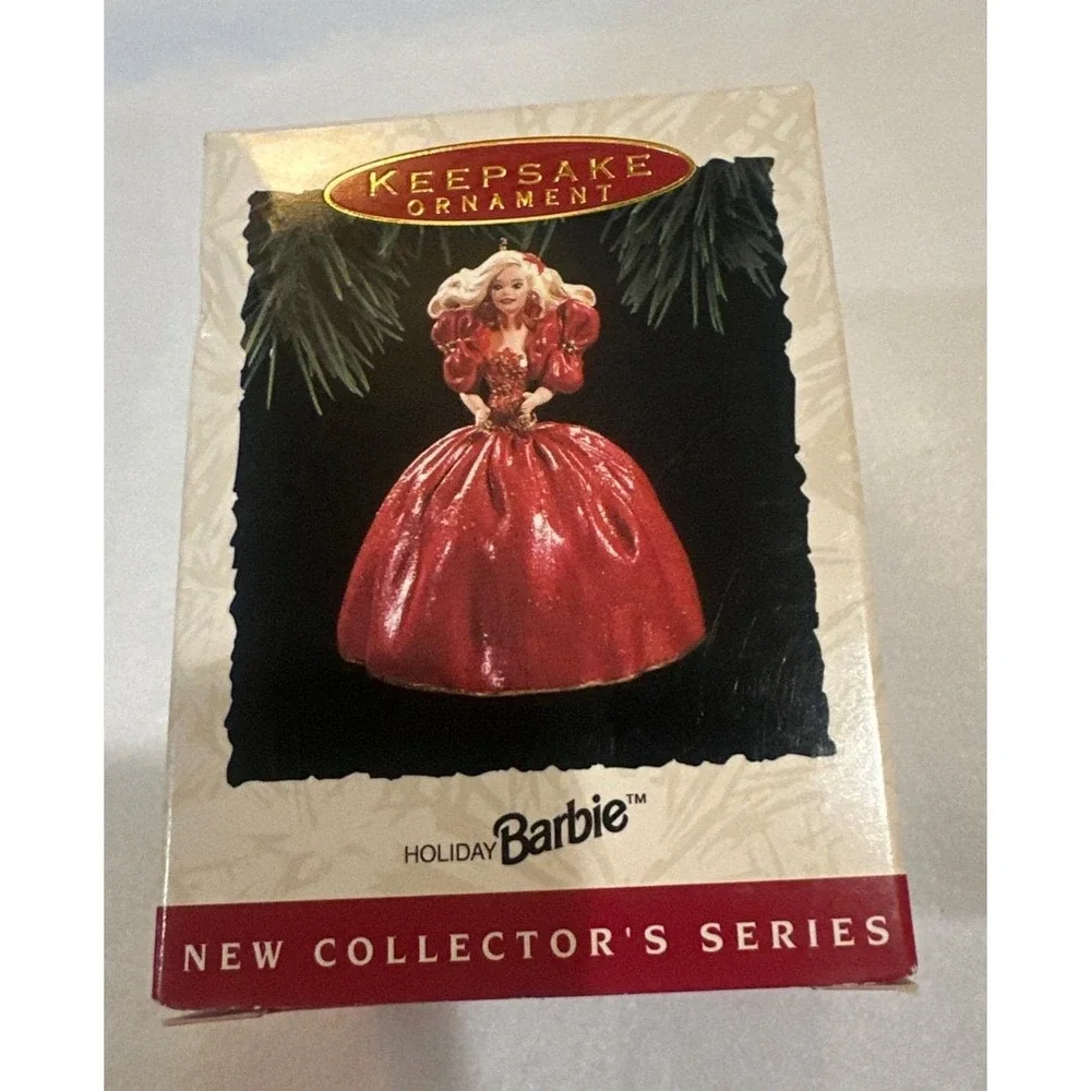 Hallmark Keepsake 1993 Vintage Holiday Barbie Christmas Ornament 1st in Series